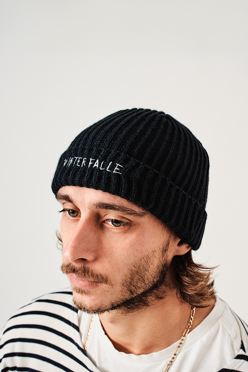 Winterfalle 'Fisherman's Friend' Navy Blue Beanie Hat 3